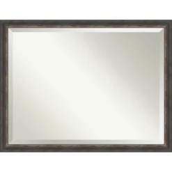 Bark Rustic Framed Bathroom Vanity Wall Mirror Charcoal - Amanti Art -Avanti Sales Shop GUEST 005735b1 ea1e 4a79 a787 a5c69e24c54d