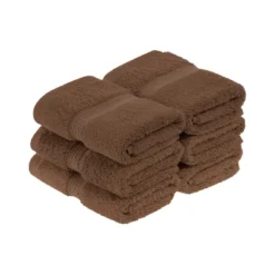 Premium Cotton 800 GSM Heavyweight Plush Luxury 6 Piece Face Towel/ Washcloth Set By Blue Nile Mills -Avanti Sales Shop GUEST 01632ea5 9b23 473c 8da1 55e69f92b01f