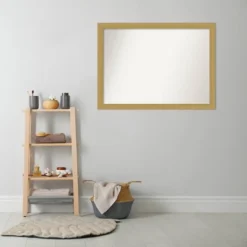 42" X 31" Non-Beveled Grace Bathroom Wall Mirror Brushed Gold - Amanti Art -Avanti Sales Shop GUEST 01679e42 3f72 4421 a17e 93edc22a5b5a