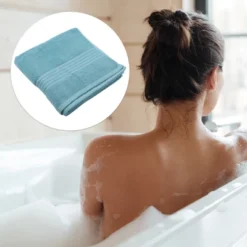 Unique Bargains Bathroom Classic Soft Absorbent Cotton Bath Towel 55.12"x27.17" 1 Pc -Avanti Sales Shop GUEST 06445456 1d60 4639 8796 15c2fc10ae11