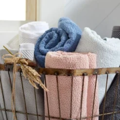 Market & Place Cotton Quick Dry Textured 6-Pack Hand Towel Set -Avanti Sales Shop GUEST 06f78cb2 c01f 4784 a170 27d843529aaa