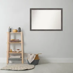 39" X 27" Non-Beveled Woodridge Rustic Gray Wood Bathroom Wall Mirror - Amanti Art -Avanti Sales Shop GUEST 08414c29 8a9c 4879 b1a2 8761076a9649