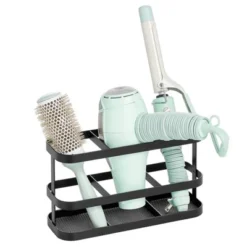 MDesign Steel Wall Mount Bathroom Hair Care Storage Organizer Basket -Avanti Sales Shop GUEST 09474430 251e 4dc5 9d27 4c7dfb73141b