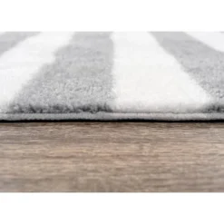 2pc Striped Washable Bathroom Rug Set Platinum Gray/White - Garland Rug -Avanti Sales Shop GUEST 0b11d252 f5da 413a 8c49 a882326e0913