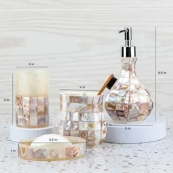 Creative Scents Decorative Mother Of Pearl Bathroom Accessories Set -Avanti Sales Shop GUEST 0bfe40a9 e35f 4a1f 8d60 a41d36370acc