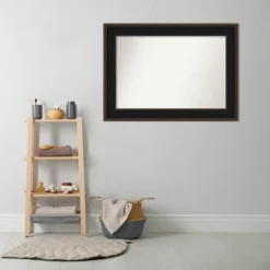 44" X 32" Non-Beveled Mezzanine Wood Bathroom Wall Mirror Espresso Brown - Amanti Art -Avanti Sales Shop GUEST 0e2cc32f 999f 4275 aba3 8712468e9059