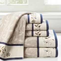 6pc Monroe Embroidered Cotton Jacquard Towel Set - Madison Park -Avanti Sales Shop GUEST 17e6d440 05c2 4ed0 a9aa a5466bfb8e55