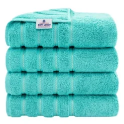 American Soft Linen 4 Pack Bath Towel Set, 100% Cotton, 27 Inch By 54 Inch Bath Towels For Bathroom -Avanti Sales Shop GUEST 18e317b5 5190 4441 bbcd 03ec37b0fb46