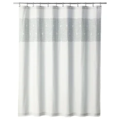 MDesign Fabric 100% Cotton Embroidered Shower Curtain For Bathroom -Avanti Sales Shop GUEST 1b728616 c285 4e1a 97a2 db9f7de0e742