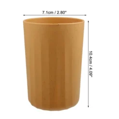 Unique Bargains Bathroom Tumbler With Smooth Lines Wheat Straw Cup For Bathroom For Toothpaste 4.09''x2.80'' 1Pc -Avanti Sales Shop GUEST 1bdbecfa 865f 48f8 a4ce bdb70908af53