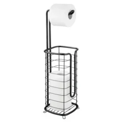 MDesign Metal Toilet Paper Stand Holder/Dispenser - Holds 3 Spare Rolls -Avanti Sales Shop GUEST 1d947c21 f341 4773 86ba 601bf3a920ae