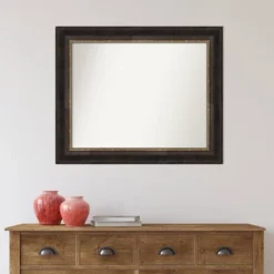 34" X 28" Non-Beveled Varied Black Bathroom Wall Mirror - Amanti Art -Avanti Sales Shop GUEST 1fc7c02f c12f 4a78 8539 9745be4a8d8c