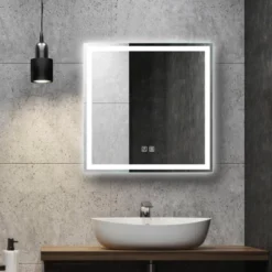 HOMLUX Dimmable Rectangular LED Bathroom Mirror Auto-off Anti-fogging And 3 Color With Smart Touch Control -Avanti Sales Shop GUEST 21b9adef fa73 4b27 a652 51283ed16b7b