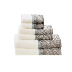 6pc Charlotte Jacquard Towel Set -Avanti Sales Shop GUEST 2360aef9 edde 4d51 8c6b 782226aa4513