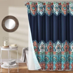 14pc Bohemian Meadow Shower Curtain With Peva Lining And Rings Set - Lush Décor -Avanti Sales Shop GUEST 24053e96 2cd0 4f7b 895c 38a871e980c1