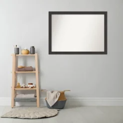 42" X 31" Non-Beveled Rustic Plank Espresso Narrow Bathroom Wall Mirror - Amanti Art -Avanti Sales Shop GUEST 274dbe54 4409 47c9 82c0 518147f53eb5