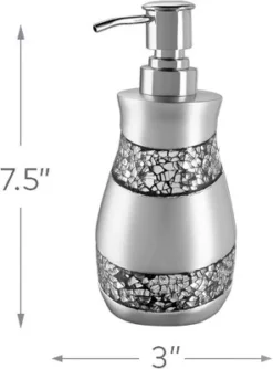 Creative Scents Silver Mosaic Soap Dispenser -Avanti Sales Shop GUEST 283faf59 4699 42c0 8ec8 84d68dc222fe