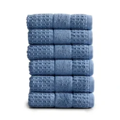 Market & Place Cotton Quick Dry Waffle Weave 6-Pack Hand Towel Set -Avanti Sales Shop GUEST 2878ae34 e033 426f ab64 5c6cea77681a