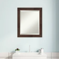 Wildwood Framed Bathroom Vanity Wall Mirror Brown - Amanti Art -Avanti Sales Shop GUEST 296b7122 168b 440d 9a68 64a6ab8f3149