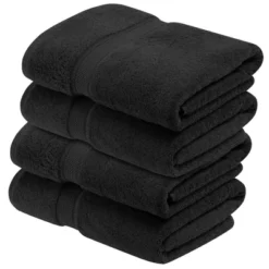 Premium Cotton 800 GSM Heavyweight Plush Luxury 4 Piece Bathroom Towel Set By Blue Nile Mills -Avanti Sales Shop GUEST 29c784c7 d386 40af 8716 62d9cc7f627d