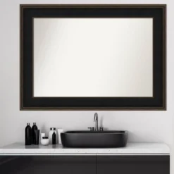 44" X 32" Non-Beveled Mezzanine Wood Bathroom Wall Mirror Espresso Brown - Amanti Art -Avanti Sales Shop GUEST 2dbb48d9 9784 4dae 83ac 02052529da5c