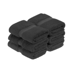 Premium Cotton 800 GSM Heavyweight Plush Luxury 6 Piece Face Towel/ Washcloth Set By Blue Nile Mills -Avanti Sales Shop GUEST 36adcee3 9e0b 45c3 a3cd 5704f6f6297a