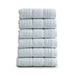 Market & Place Cotton Quick Dry Waffle Weave 6-Pack Hand Towel Set -Avanti Sales Shop GUEST 374e6f64 2c98 4854 b133 f89628914218