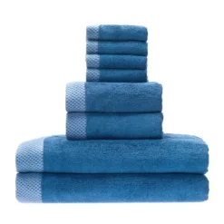 8pc Viscose From Bamboo Luxury Bath Towel Set - BedVoyage -Avanti Sales Shop GUEST 38ac3e26 e305 403e b41e 40e58fa5ba23