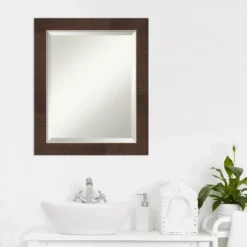 Wildwood Framed Bathroom Vanity Wall Mirror Brown - Amanti Art -Avanti Sales Shop GUEST 3900c216 1a13 4fc8 9424 dd624fa0c8f9