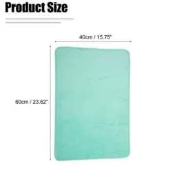 Unique Bargains Solid Color Pattern Bathroom Rugs Polyester Bath Mat Machine Washable Green 60x40cm -Avanti Sales Shop GUEST 3c734512 08c4 400d 8c17 816e10d6ffbd