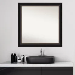 31" X 31" Non-Beveled Trio Oil Rubbed Bronze Bathroom Wall Mirror - Amanti Art -Avanti Sales Shop GUEST 3d4bbb70 3742 449e a74e a7242e7caef5