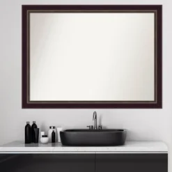 42" X 31" Non-Beveled Signore Bronze Wood Bathroom Wall Mirror - Amanti Art -Avanti Sales Shop GUEST 40ef7add ba24 475e 8918 f79ac15fe4db