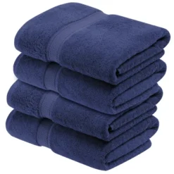 Premium Cotton 800 GSM Heavyweight Plush Luxury 4 Piece Bathroom Towel Set By Blue Nile Mills -Avanti Sales Shop GUEST 43a9b688 4453 4ec3 999d 9bcd69a0820e