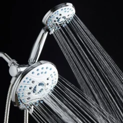 High Pressure 50 Mode Rain And Handheld Three Way Shower Head Combo Chrome - Aquabar -Avanti Sales Shop GUEST 44e6346c 2f83 46a5 a82c c6956aeef981