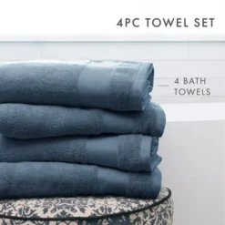 Set Of 4 Bath Towels, 100% Super Plush Premium Cotton - Becky Cameron -Avanti Sales Shop GUEST 45a01e10 2f9a 4c78 899b 688371441f9a