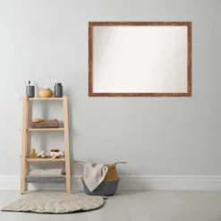 41" X 30" Non-Beveled Fresco Wood Bathroom Wall Mirror Light Pecan Brown - Amanti Art -Avanti Sales Shop GUEST 46f53686 c5d9 4919 ae1d 6f458369b7de