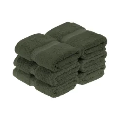 Premium Cotton 800 GSM Heavyweight Plush Luxury 6 Piece Face Towel/ Washcloth Set By Blue Nile Mills -Avanti Sales Shop GUEST 49ac6ca7 fae2 46e5 83bb 5b6ffc5436e3