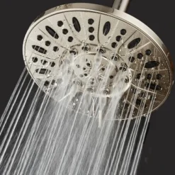 7" Six Setting High Pressure Ultra Luxury Giant Rainfall Shower Head Brushed Nickel - AquaDance -Avanti Sales Shop GUEST 4c3d981d 1b9c 46f7 9753 3d504f274669