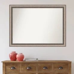 42" X 31" Non-Beveled Lyla Ornate Bathroom Wall Mirror Silver - Amanti Art -Avanti Sales Shop GUEST 4deb99b6 f2af 48dd b4cb d114d529e070