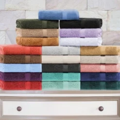 Premium Cotton 800 GSM Heavyweight Plush Luxury 4 Piece Bathroom Towel Set By Blue Nile Mills -Avanti Sales Shop GUEST 4f1b16e0 69e5 468d b237 074502259dfc