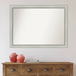 42" X 31" Non-Beveled Flair Patina Bathroom Wall Mirror Silver - Amanti Art -Avanti Sales Shop GUEST 50764fbc ef0d 40c5 8b31 424c949a6cb3