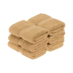 Premium Cotton 800 GSM Heavyweight Plush Luxury 6 Piece Face Towel/ Washcloth Set By Blue Nile Mills -Avanti Sales Shop GUEST 52d656d1 ed35 4aea bbb8 8a73edf56caf