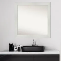 31" X 31" Non-Beveled Mosaic Bathroom Wall Mirror White - Amanti Art -Avanti Sales Shop GUEST 534c38d5 57a9 4573 a9d4 4d8ceecf4db0