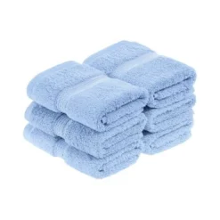 Premium Cotton 800 GSM Heavyweight Plush Luxury 6 Piece Face Towel/ Washcloth Set By Blue Nile Mills -Avanti Sales Shop GUEST 5418422d 4ca9 449f a14f 6785a35e0888