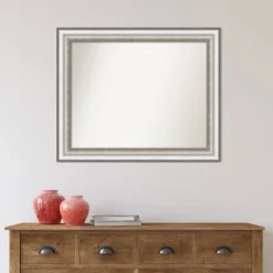 33" X 27" Non-Beveled Salon Silver Bathroom Wall Mirror - Amanti Art -Avanti Sales Shop GUEST 5476a736 6d14 4433 8371 5828e9c532c9