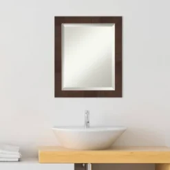 Wildwood Framed Bathroom Vanity Wall Mirror Brown - Amanti Art -Avanti Sales Shop GUEST 5638ef01 e440 4175 8552 e7cce250815f