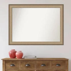 43" X 32" Non-Beveled Elegant Bathroom Wall Mirror Brushed Bronze - Amanti Art -Avanti Sales Shop GUEST 58be4060 c17e 4626 8d9b d0878c493197