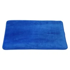 Unique Bargains Solid Color Pattern Bathroom Rugs Polyester Bath Mat Machine Washable Dark Blue 80x50cm -Avanti Sales Shop GUEST 596bbc24 0cf2 4112 8cec 01c83511e96b 1