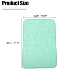 Unique Bargains Cobblestone Pattern Bathroom Rugs Polyester Bath Mat Machine Washable Green 80x50cm -Avanti Sales Shop GUEST 5ab92ff3 987a 4adb 9d6b b7d3e2742bf0