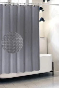 Creative Scents Matte Gray White Waffle Shower Curtain -Avanti Sales Shop GUEST 5ad41c03 abe4 4f3f 8424 759ee1c8112c